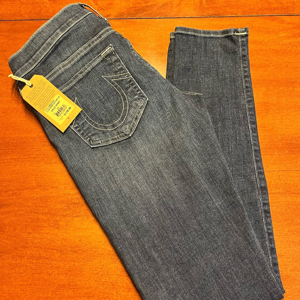 True Religion Stella Skinny NWT Size 31